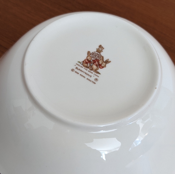 🇬🇧 Vintage Bunnykins 3 Piece Children's Dinnerware Set Made In England - Picture 11 of 11